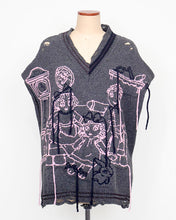 画像をギャラリービューアに読み込む, ［予約販売］mimi jacquard over size vest

