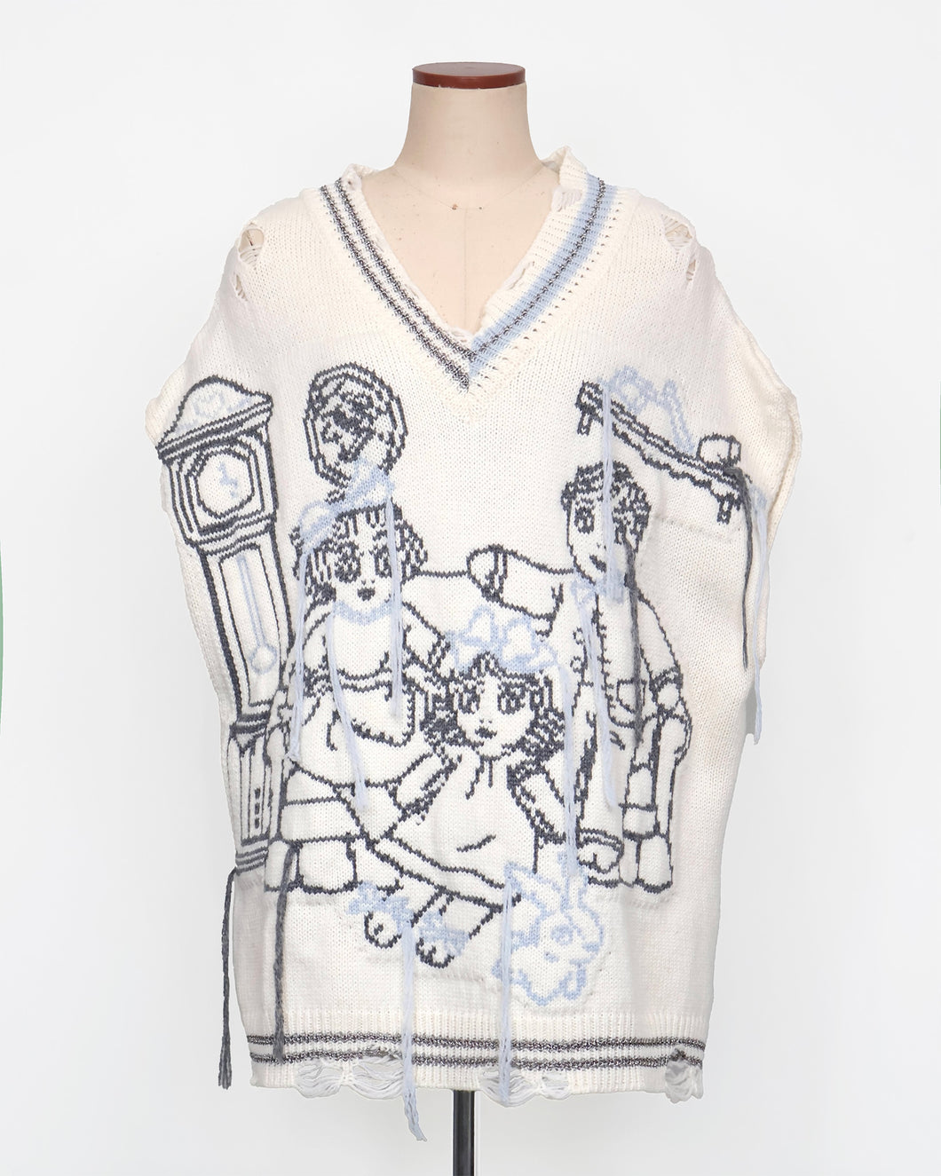 ［予約販売］mimi jacquard over size vest