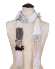 画像をギャラリービューアに読み込む, ［予約販売］hand knit narrow mufller
