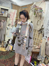 画像をギャラリービューアに読み込む, ［予約販売］hand knit narrow mufller
