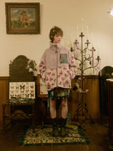 画像をギャラリービューアに読み込む, ［予約販売］【前金30%】flower pattern boa blouson
